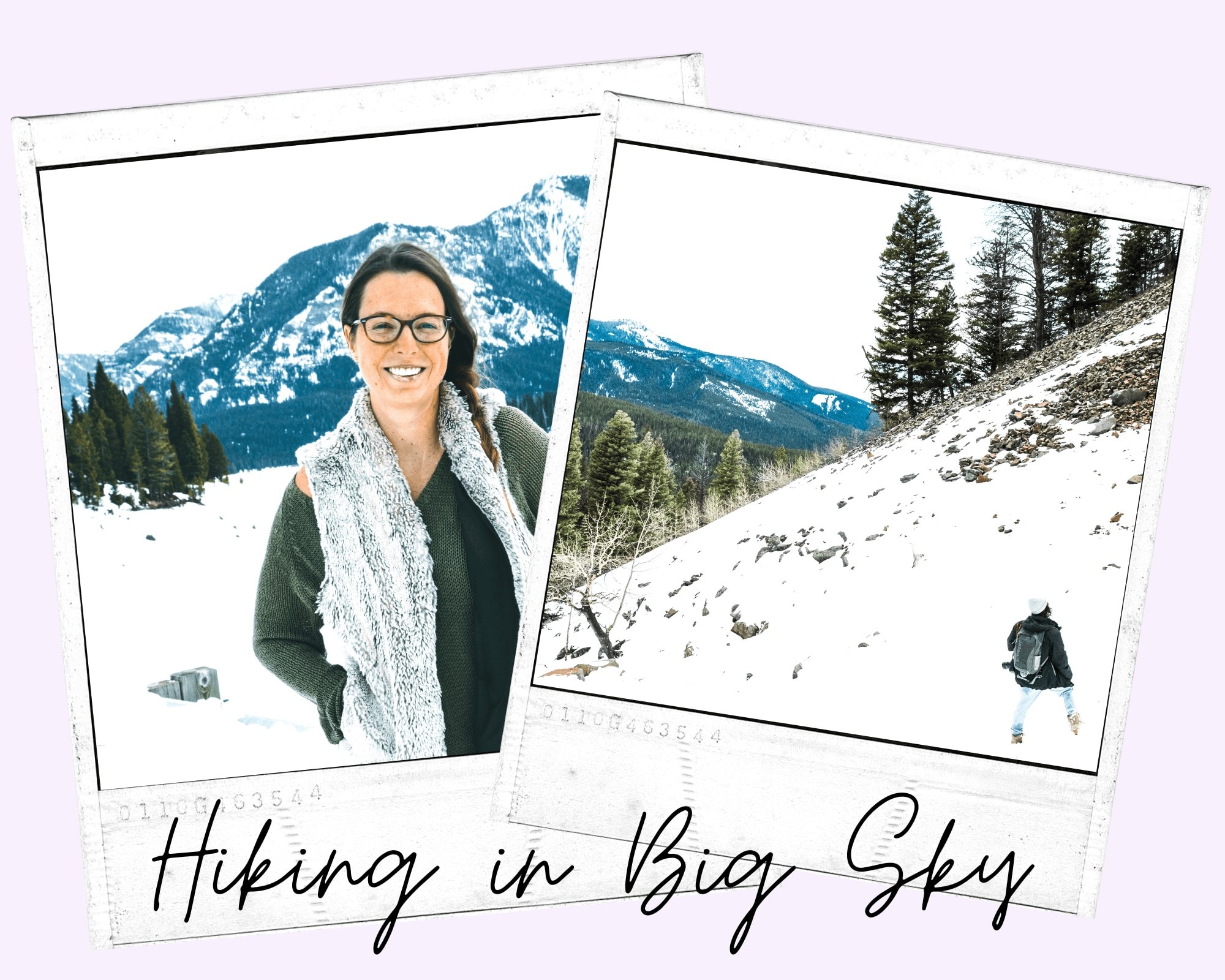 Winter hiking trails to explore during winter in Big Sky Montana. 