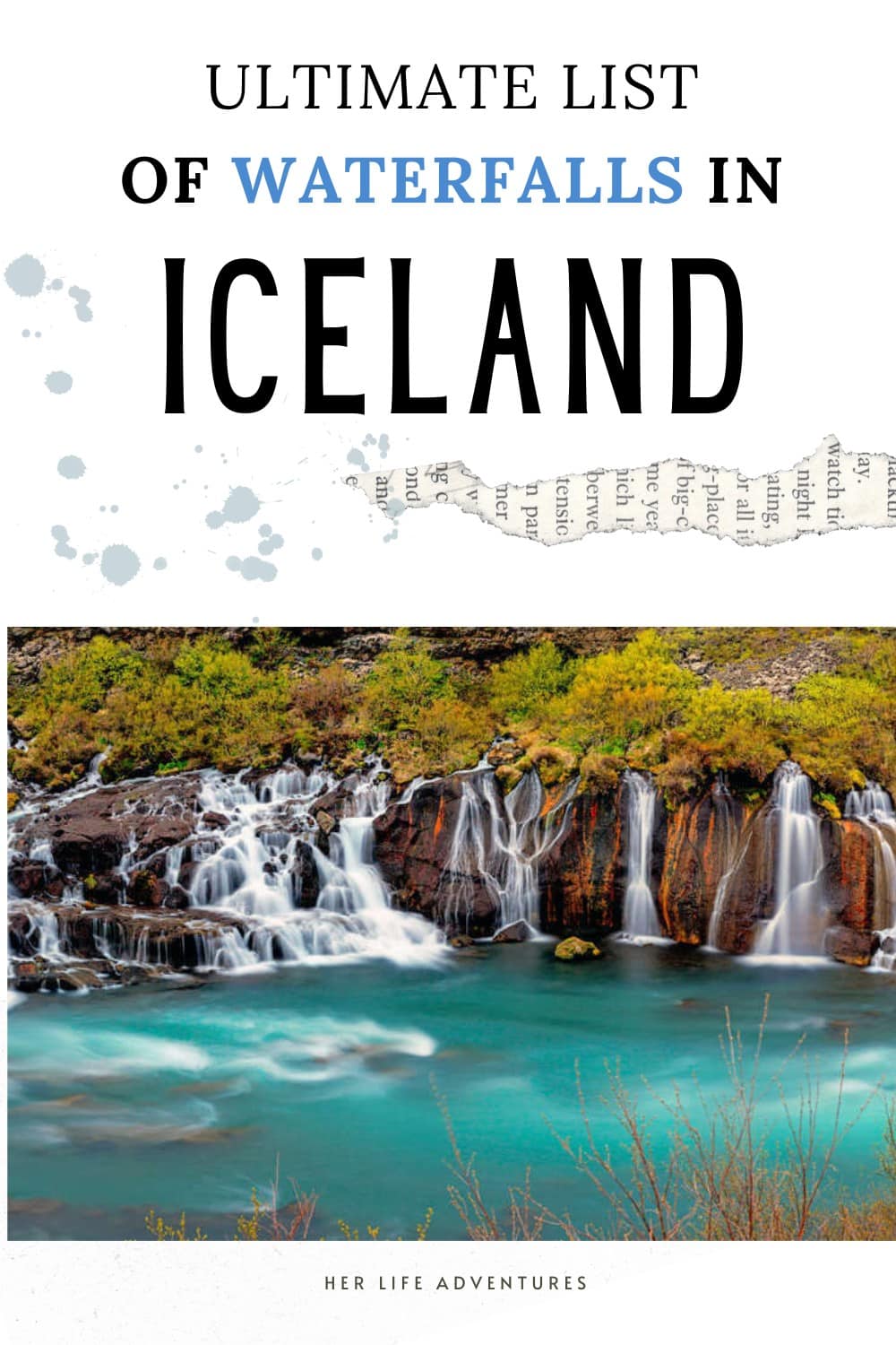 The Most Beautiful Waterfalls in Iceland List