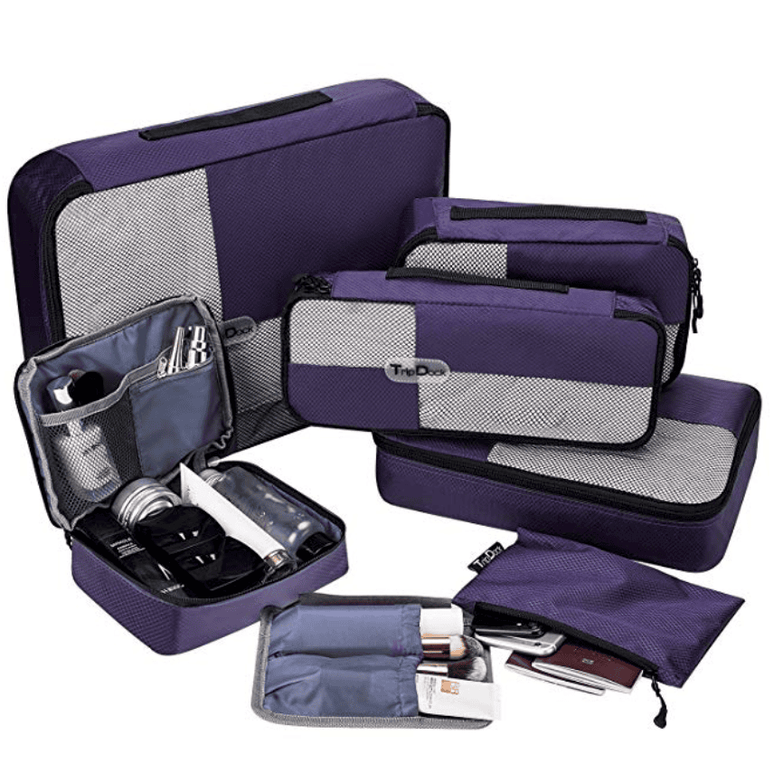 The ultimate weekend packing guide includes packing cubes. They are a great way to stay organized on your weekend getaway. 