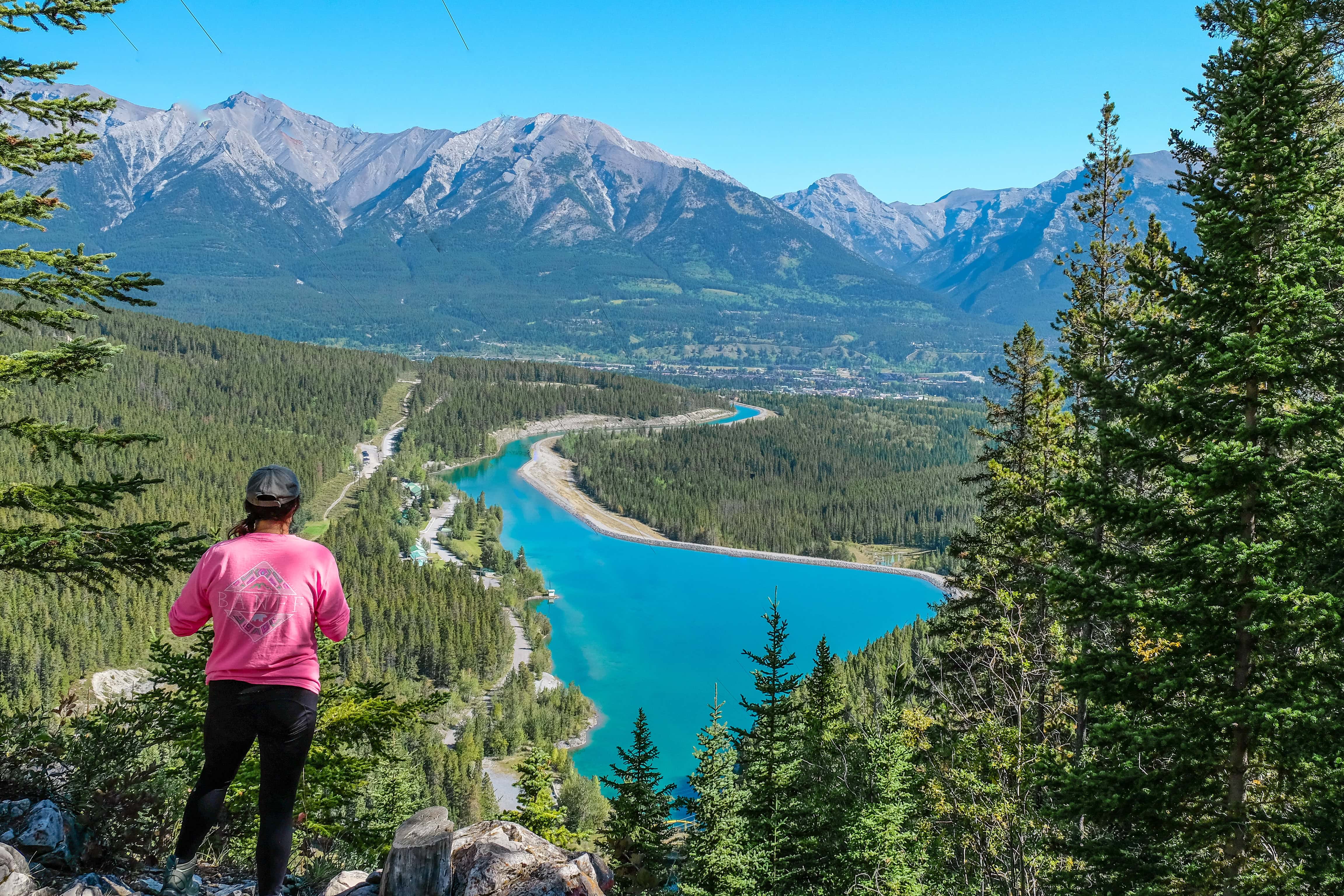 Grassi Lakes trail in Canmore, Alberta Canada leading you to 2 jaw dropping lakes. | Her Life Adventures | #grassilakes #canmore #albera #canada #howtofind #wheretogo #whattodo #trail #hike #winter #summer