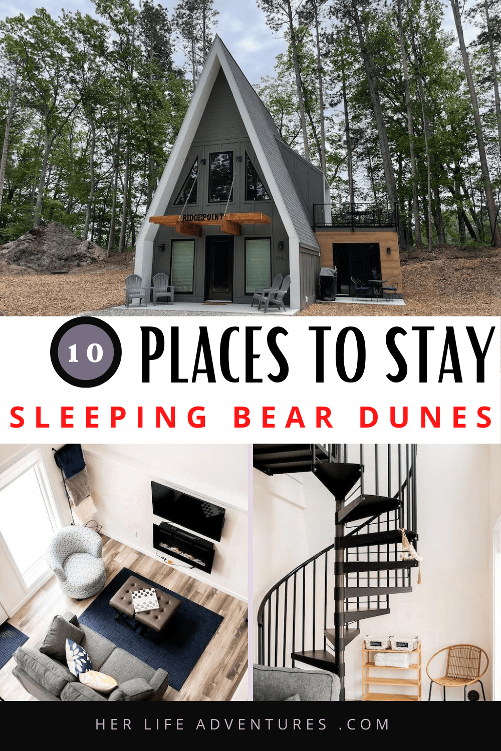 10 Unique Places to Stay by Sleeping Bear Dunes National Park