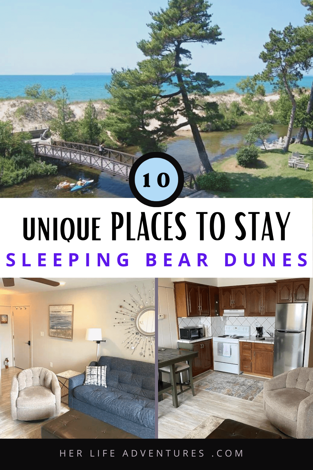 10 Unique Places to Stay by Sleeping Bear Dunes National Park