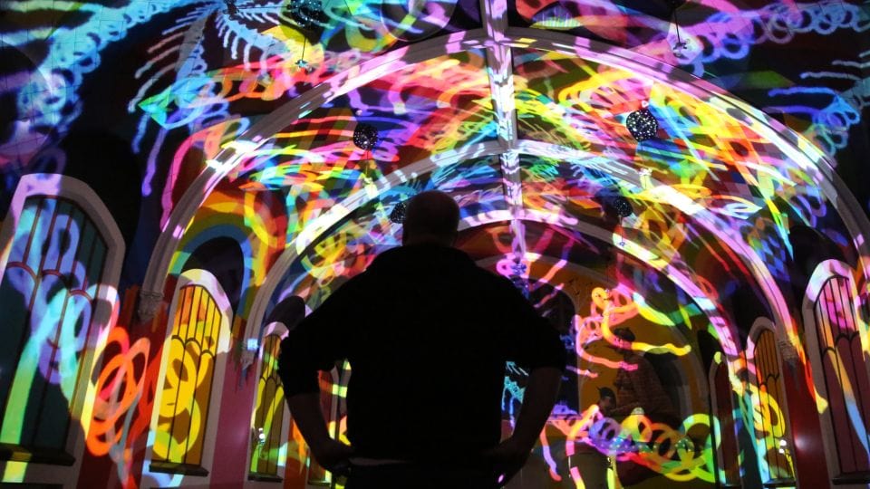 Beyond Light show and meditation stonner light show. Things to do this weekend in Denver.