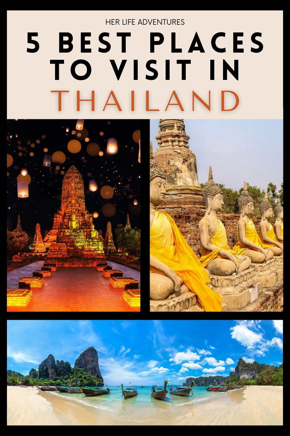 5 Places To Visit in Thailand
