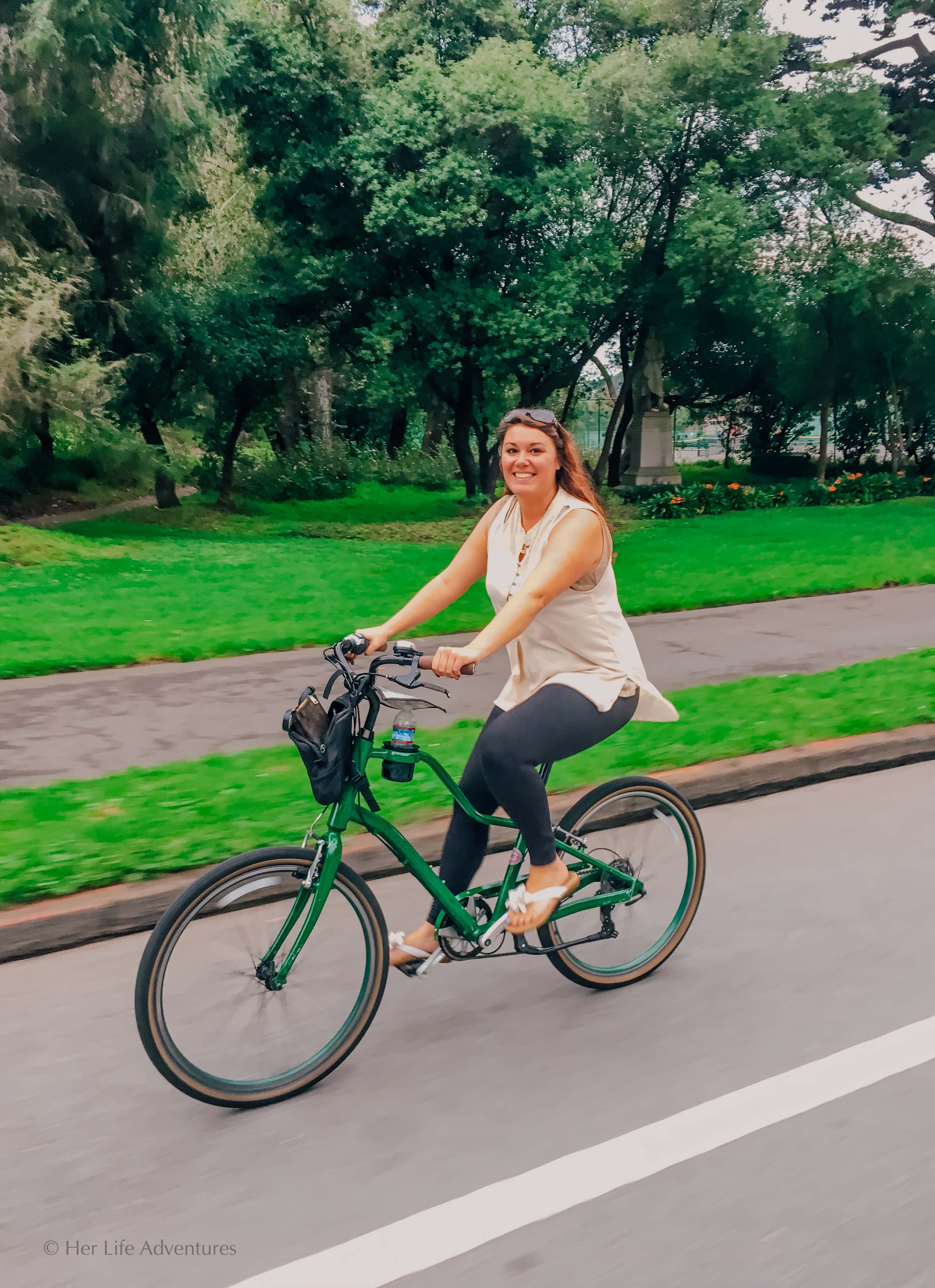 Pikes Peak Colorado Springs RIDING BIKE IN GOLDEN GATE PARK