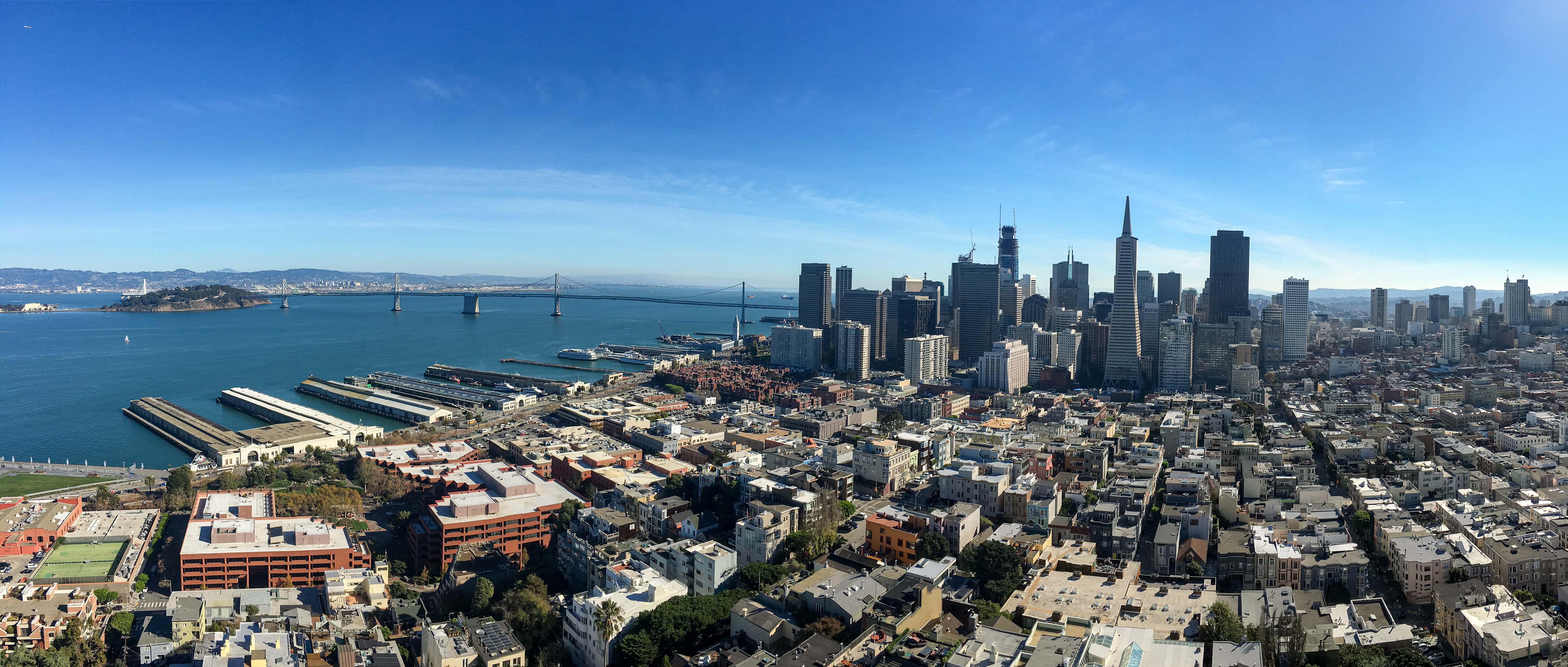 Things to do in Colorado Springs VIEW OF SF FROM COIT TOWER