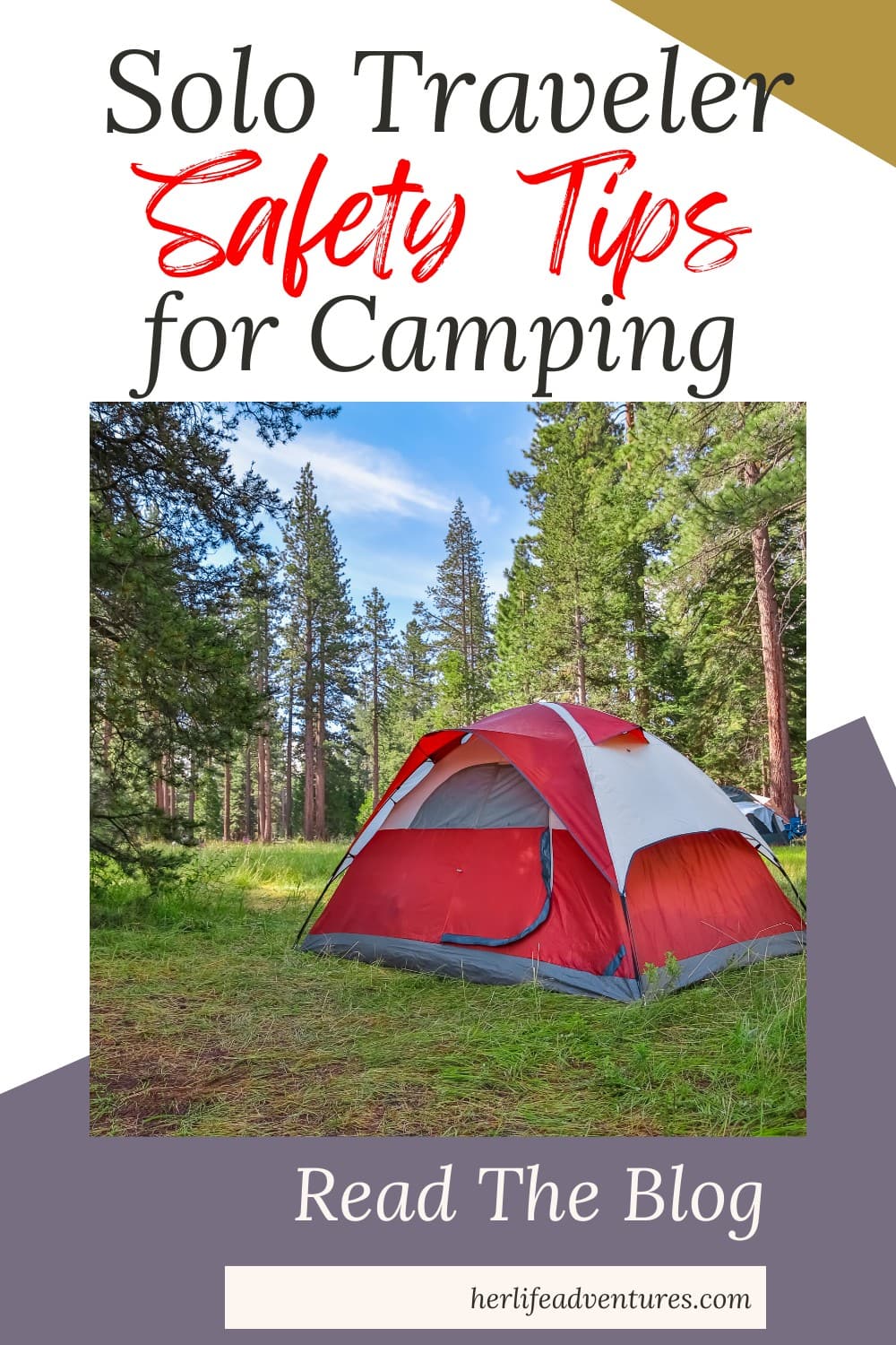 Solo Camping: Tips To Help You Stay Safe