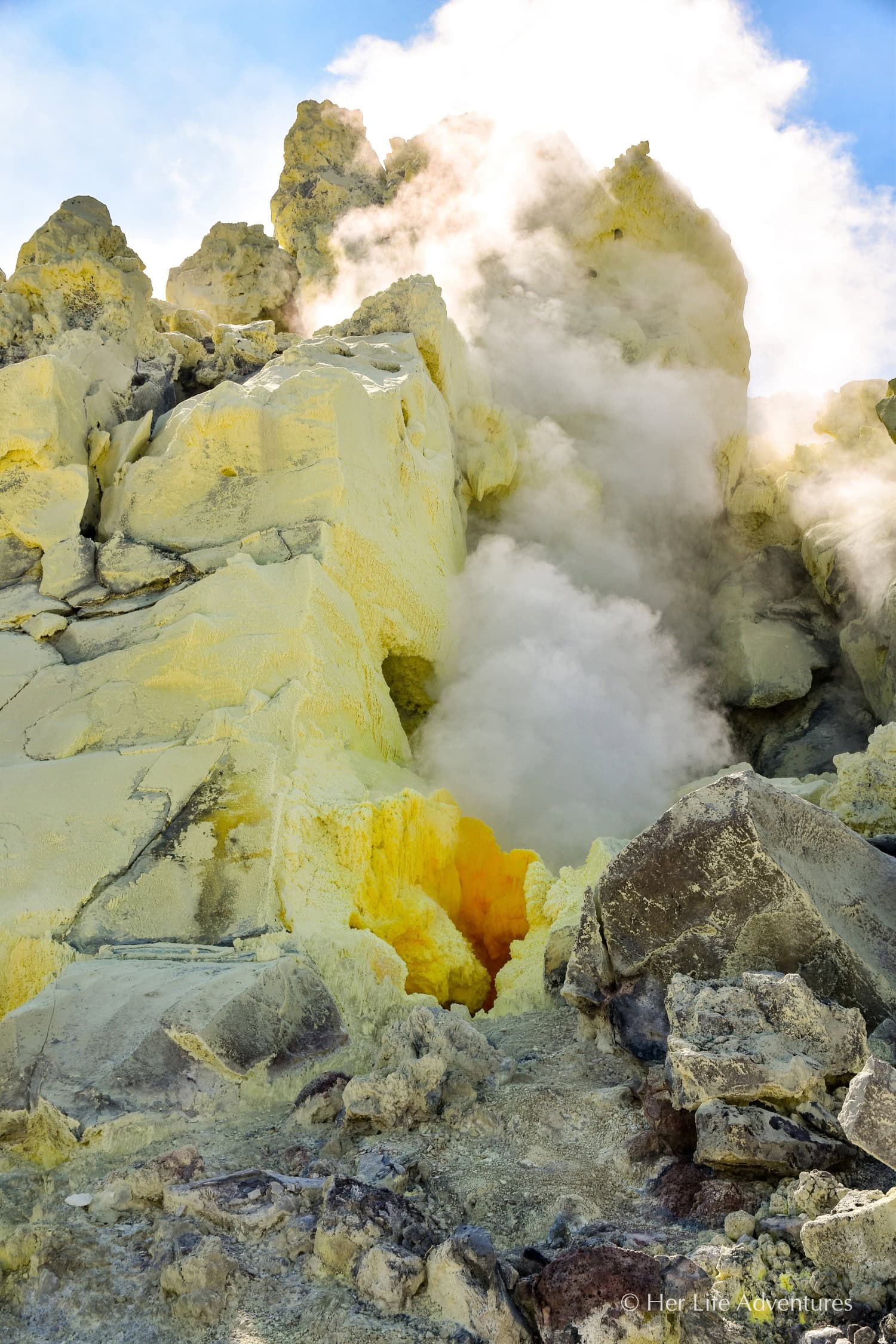 Hiking to the Sulfur Mines on Isabela Island, Galapagos
