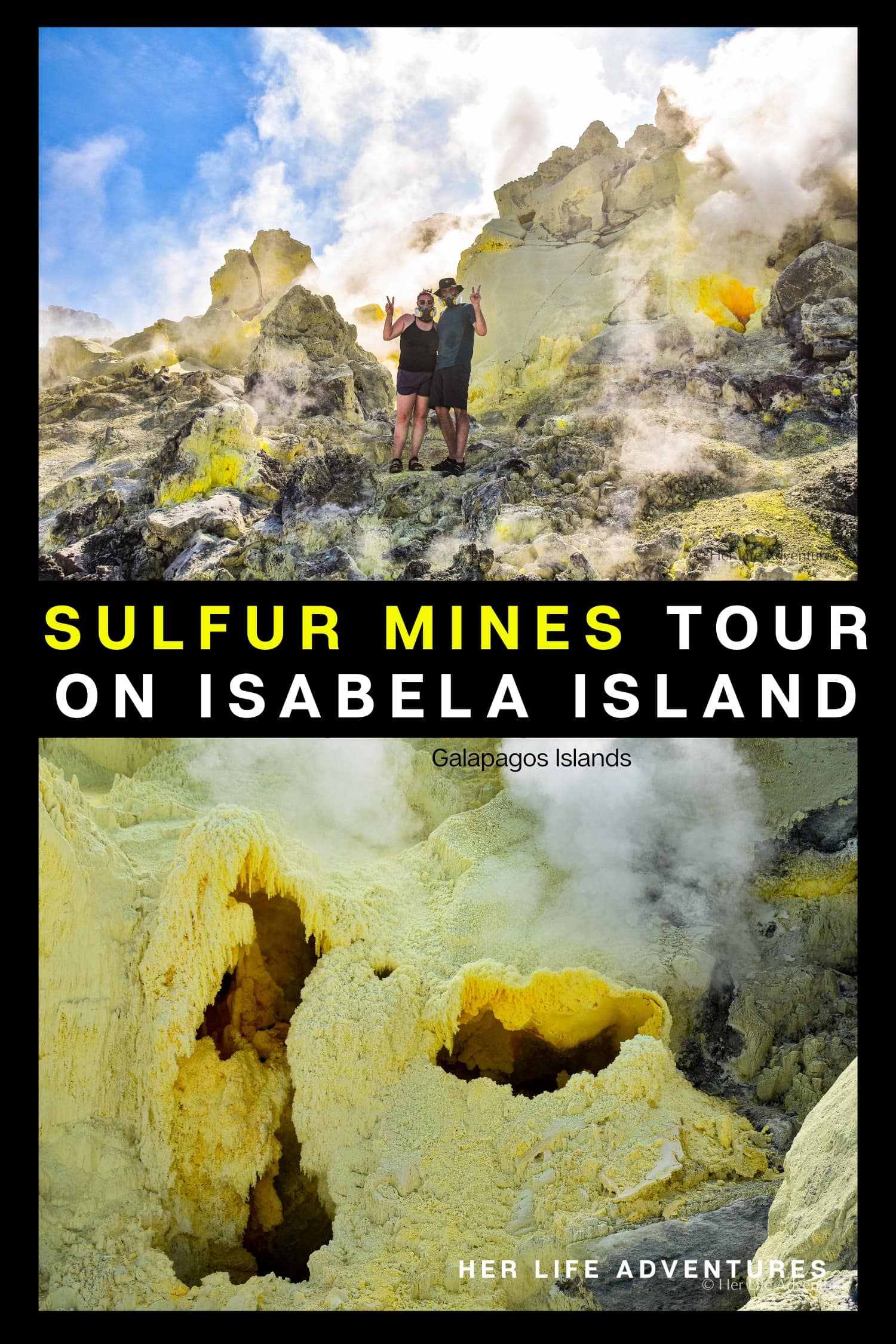 Hiking to the Sulfur Mines on Isabela Island, Galapagos