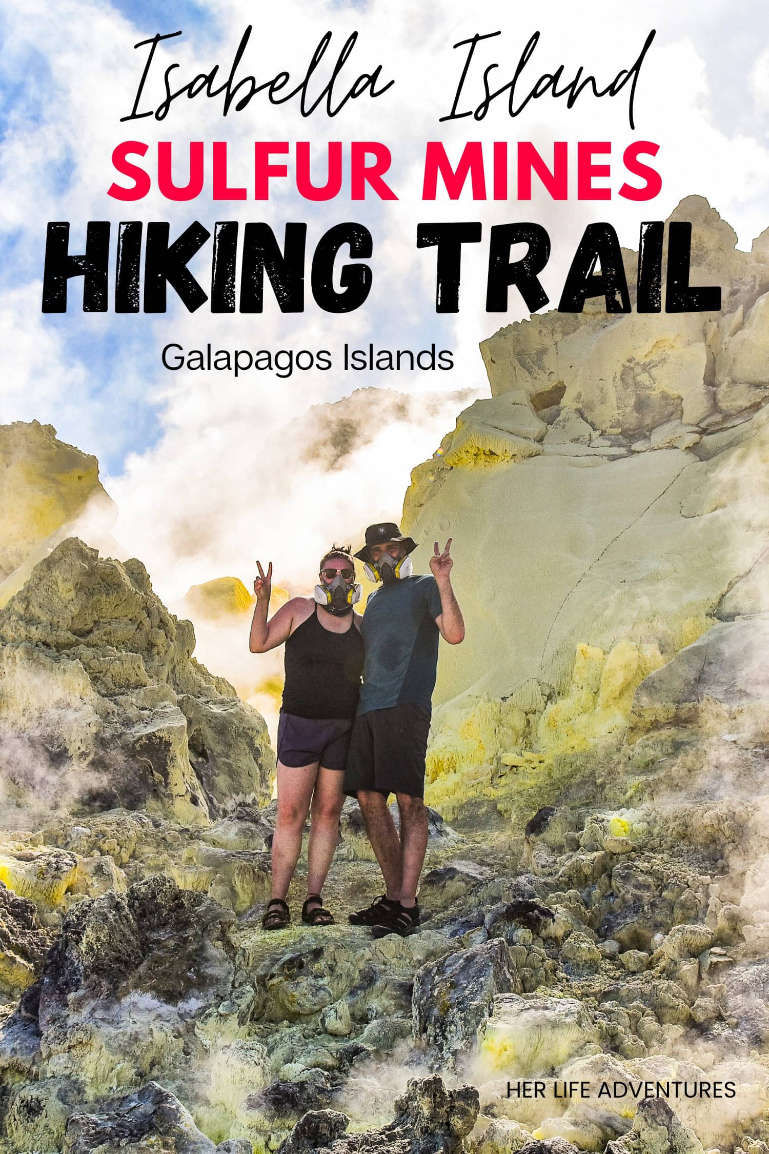 Hiking to the Sulfur Mines on Isabela Island, Galapagos