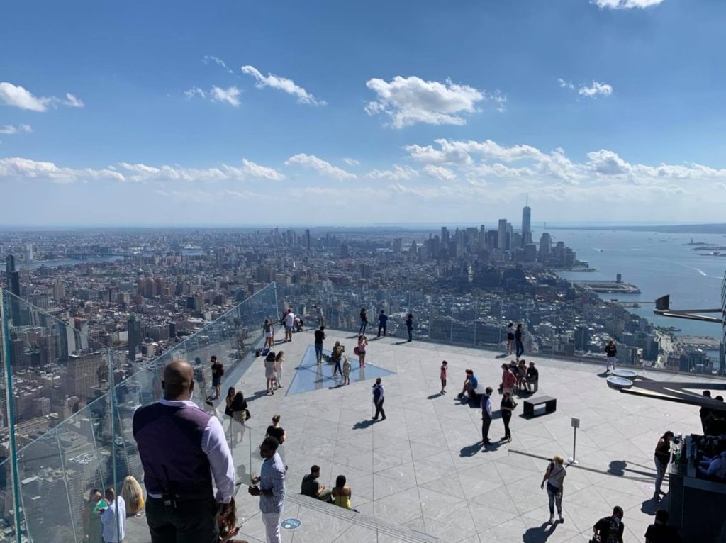  View from The Edge observation deck, at Hudson Yards, looking South.