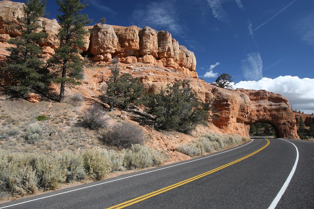 Photo on the Utah State Route 12 leading to Bryce Canyon National Park.