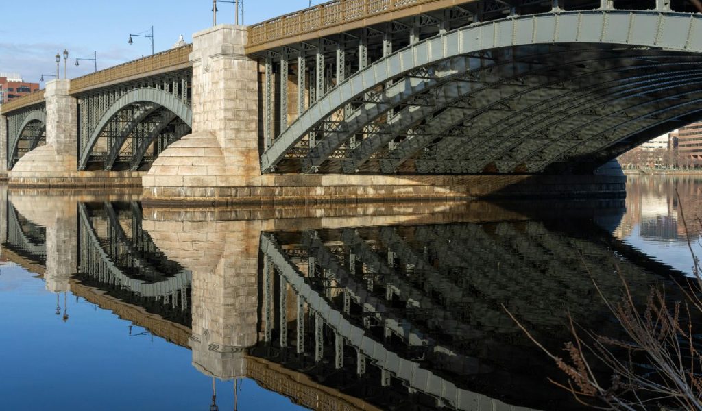 Longfellow Bridge in Boston Standing Over the Charles River
