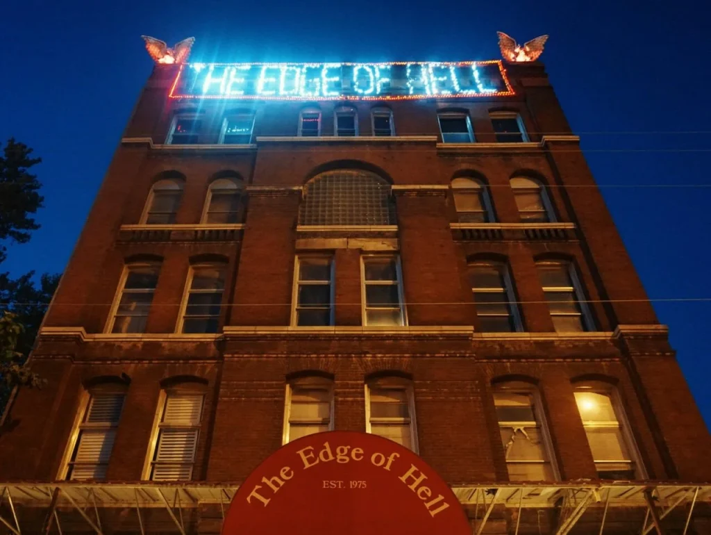 Top haunted houses and attractions across the US – Her Life Adventures Edge of Hell, Kansas City Missouri
