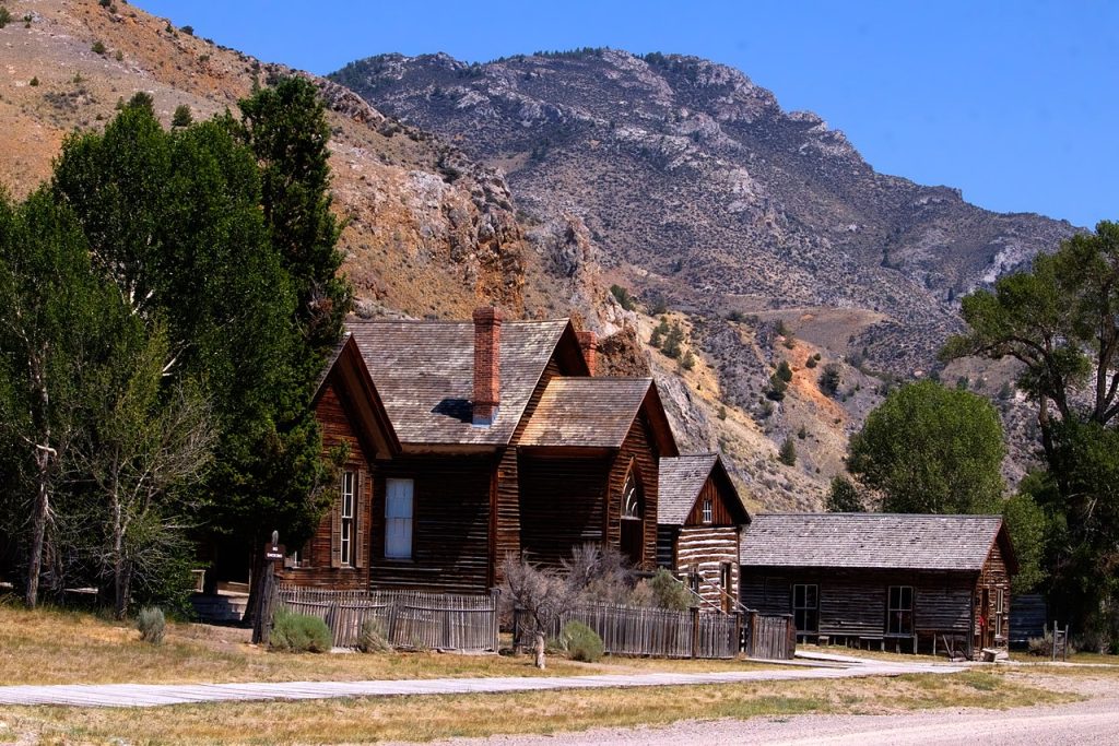 Bannack, Montana is a abandoned gold mining town in southwestern Montana, now a state park.