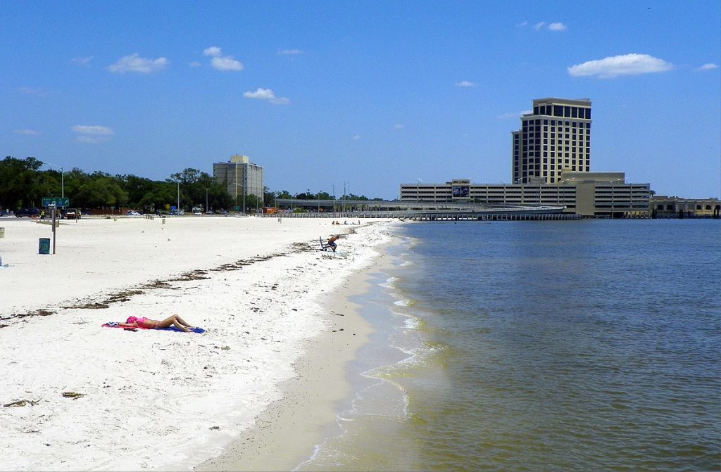 Beach in Biloxi, Mississippi