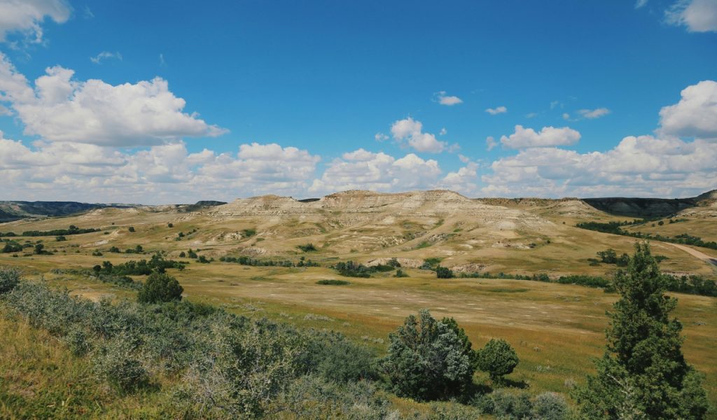 Scenic View of Theodore Roosevelt National Park