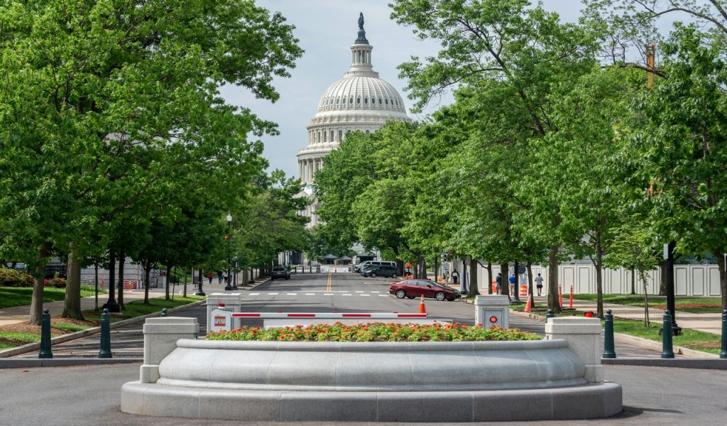 US Capitol Building in Spring, Washington DC 