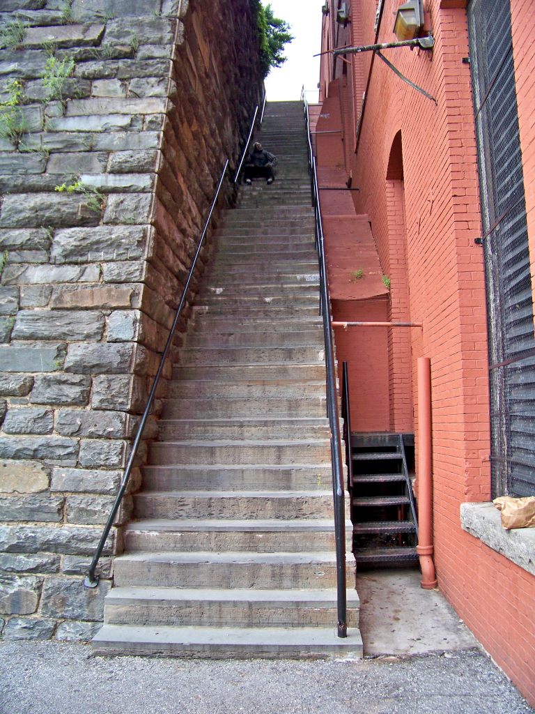 The "Exorcist Steps" in Washington, DC's Georgetown neighborhood. 