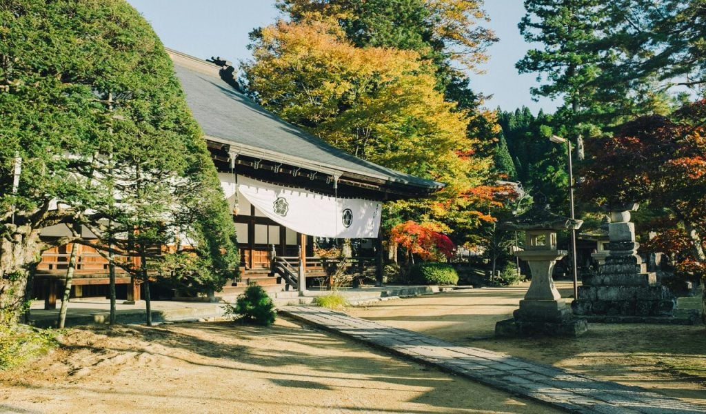 Myogenzan Tensho Temple Among the Trees
