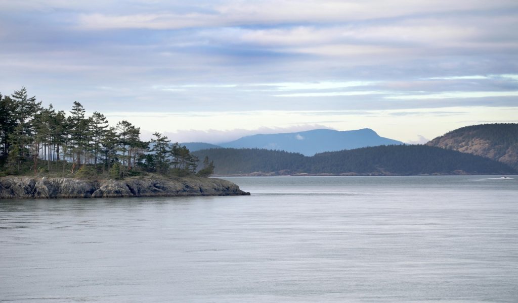 Calm Lake in Mountains Landscape 