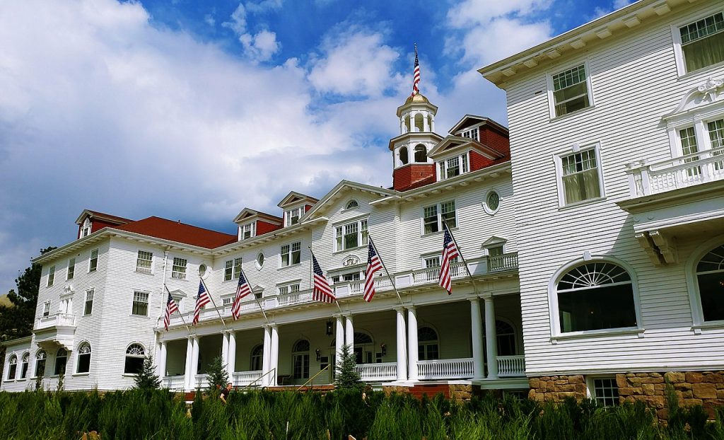 A look at the historic Stanley Hotel in Estes Park, Colorado, USA.