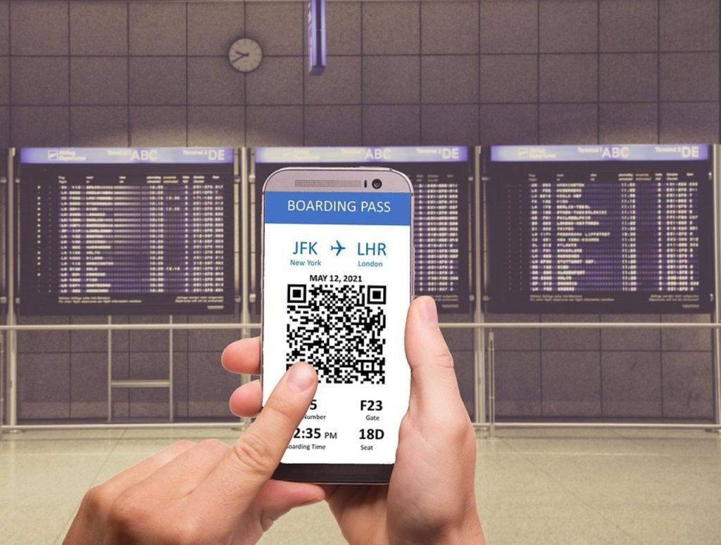 boarding pass on mobile