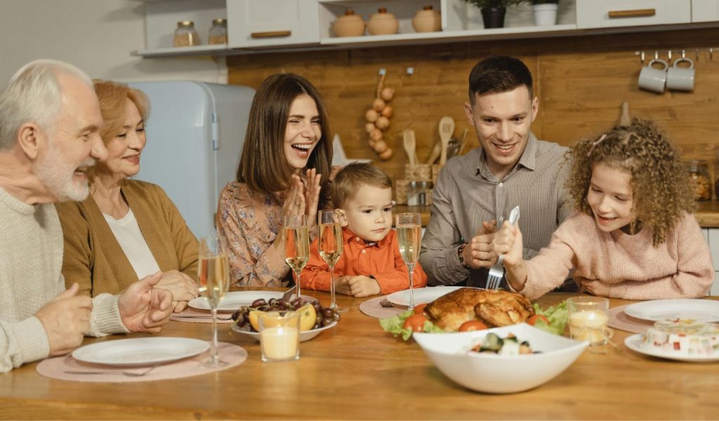 People Sitting at the Table