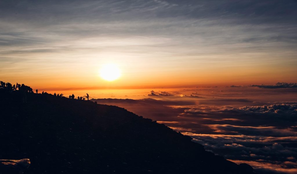 Silhouette Of Mountain