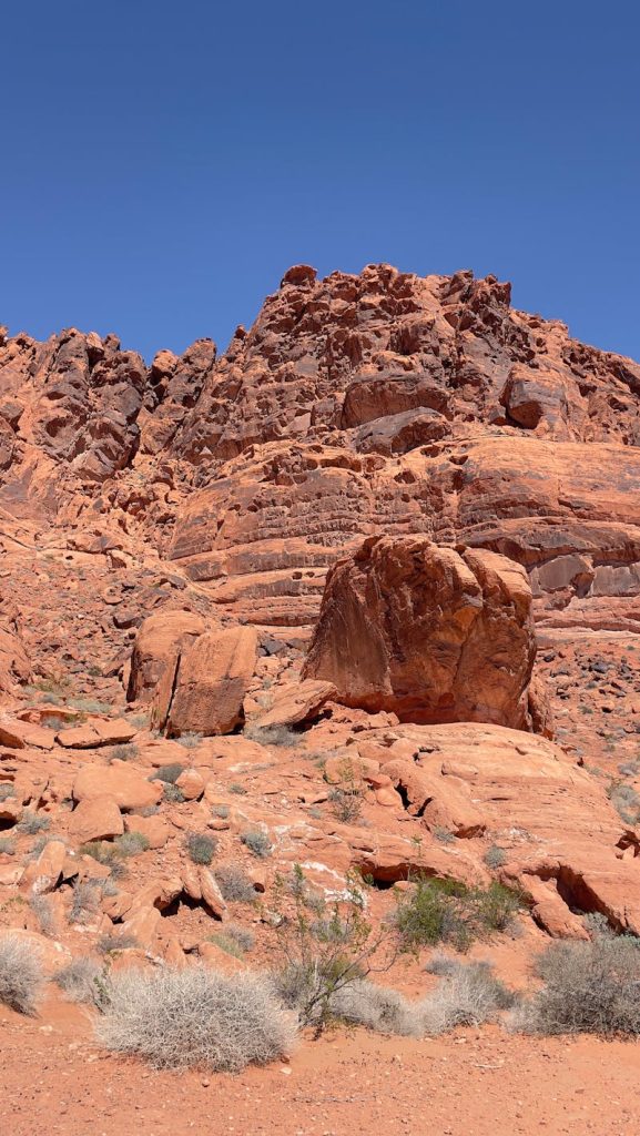Low Angle Photo of a Rocky Cliff
