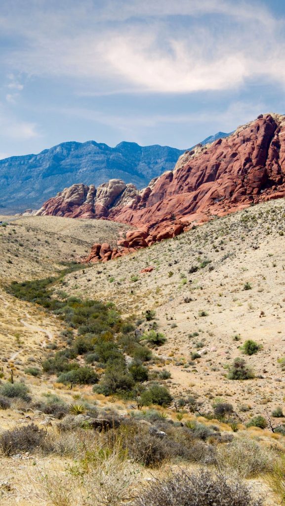 Landscape in the Red Rock Canyon, Nevada, United States