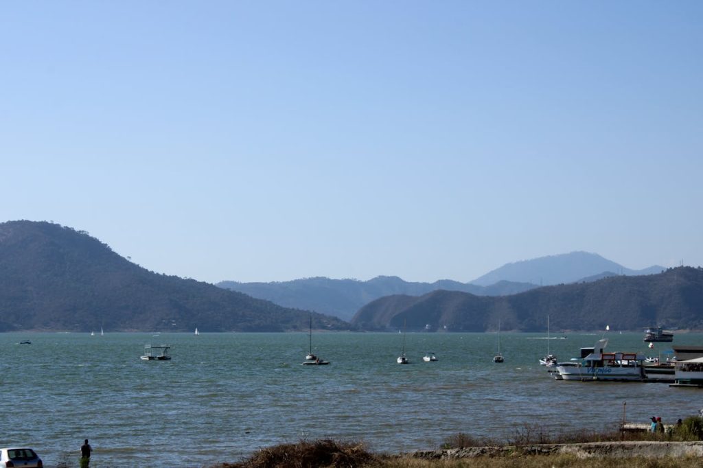 Scenic View of Lake Avándaro and Valle de Bravo
