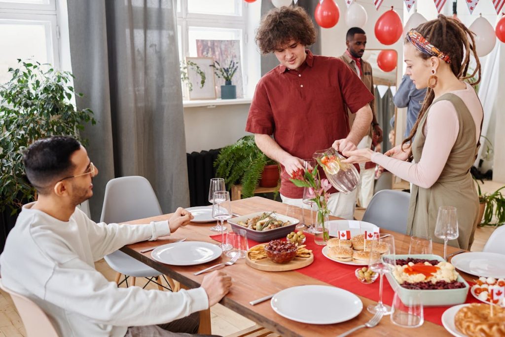 A Group of People in a Party