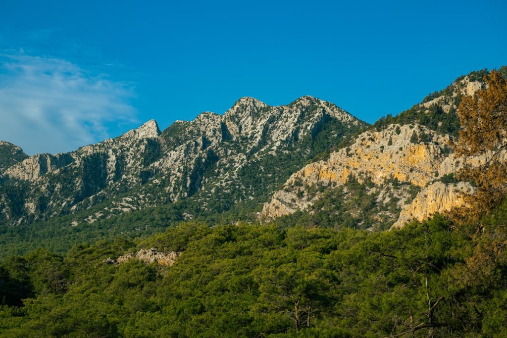 Beautiful Rocky Mountain Landscape in Daylight