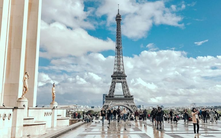 People Walking Near Eiffel Tower