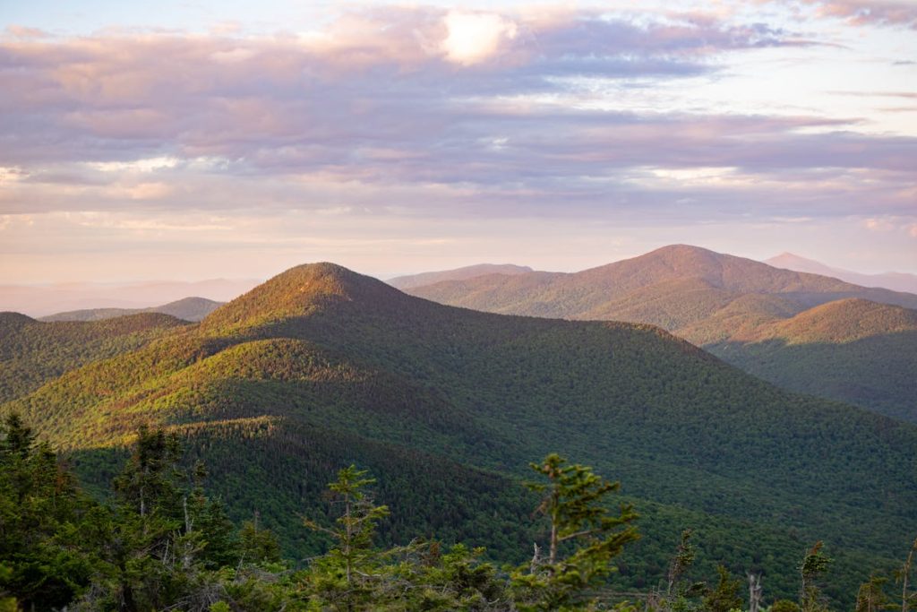Mountains in Stowe, Vermont