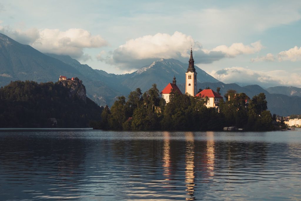 The Church in Middle of Lake Bled
