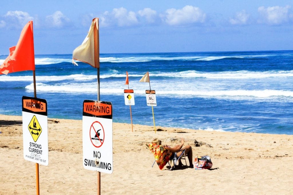 Beach Warning Signs