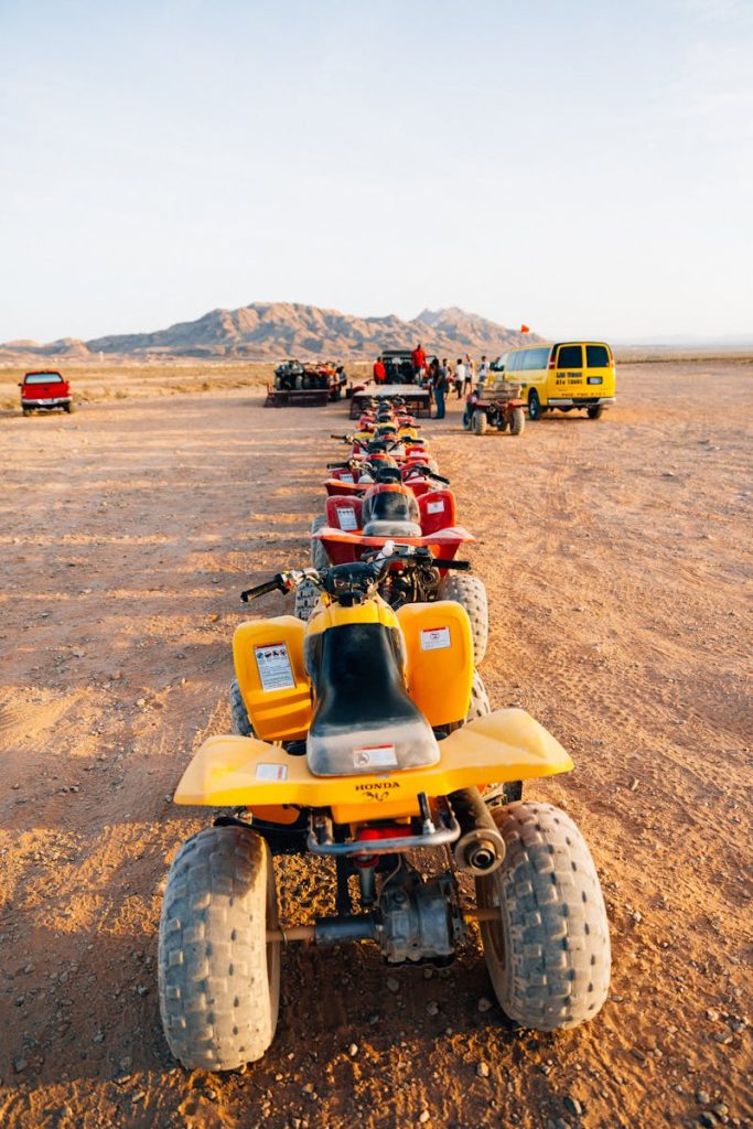 ATV on the Desert for Rent