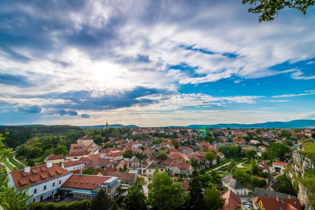 Town Near Forest in Hungary