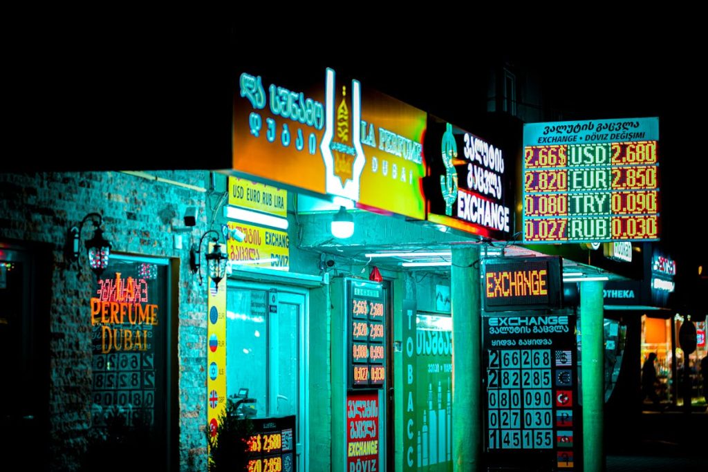 currency exchange store