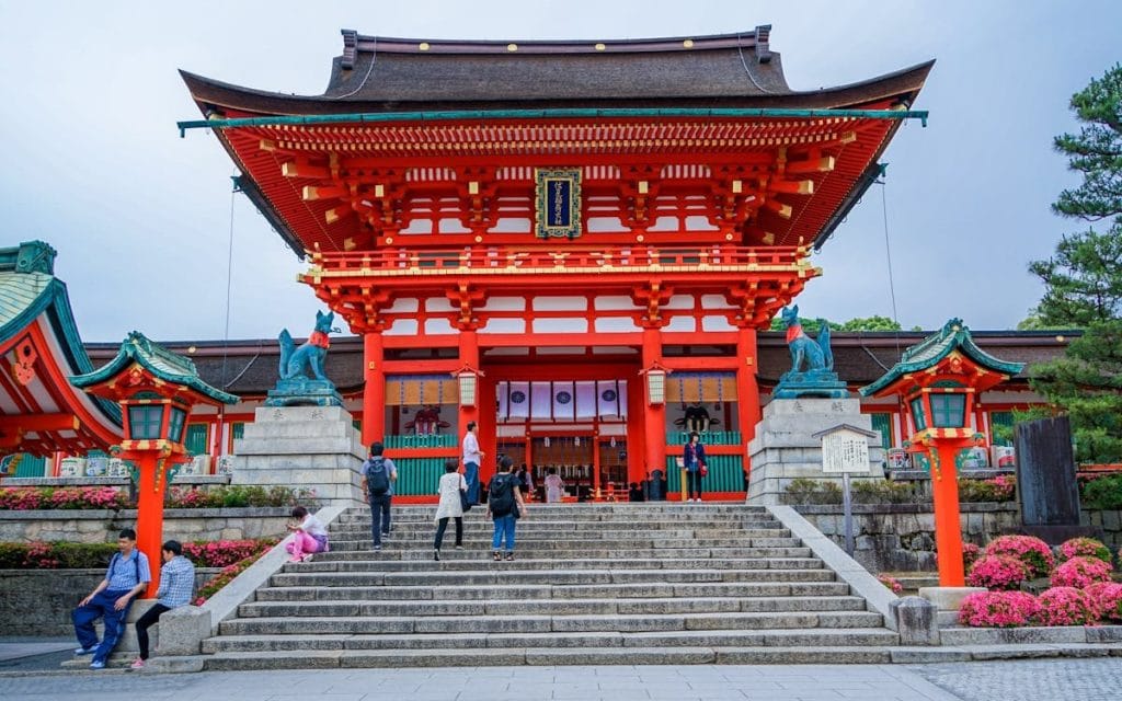 Red and Brown Castle Landscape Photography