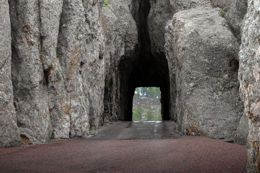 Granite Tunnel on Needles Highway, South Dakota
