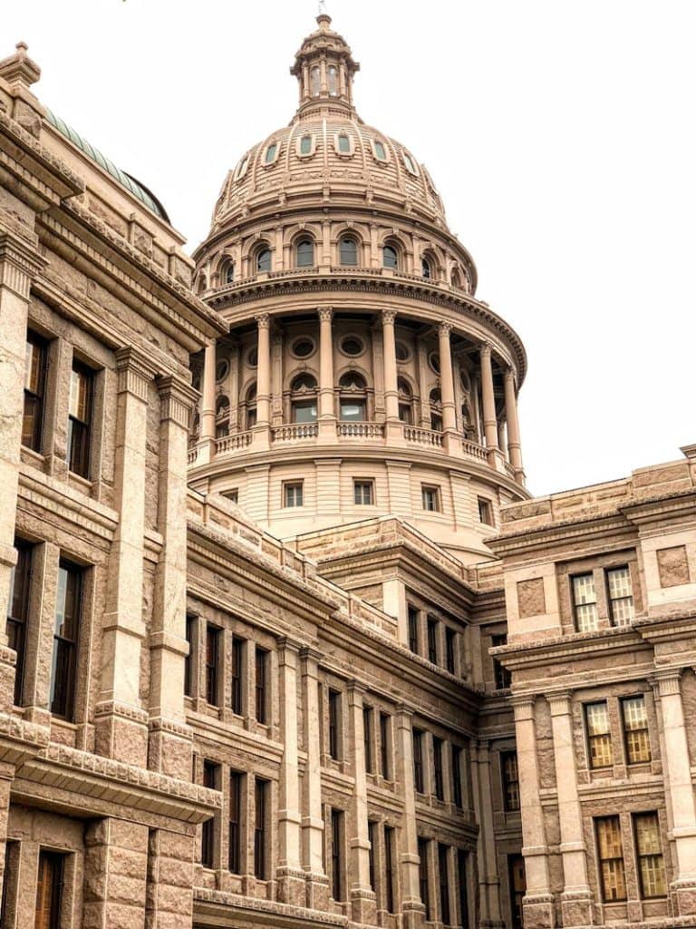 Brown Concrete Building, Texas