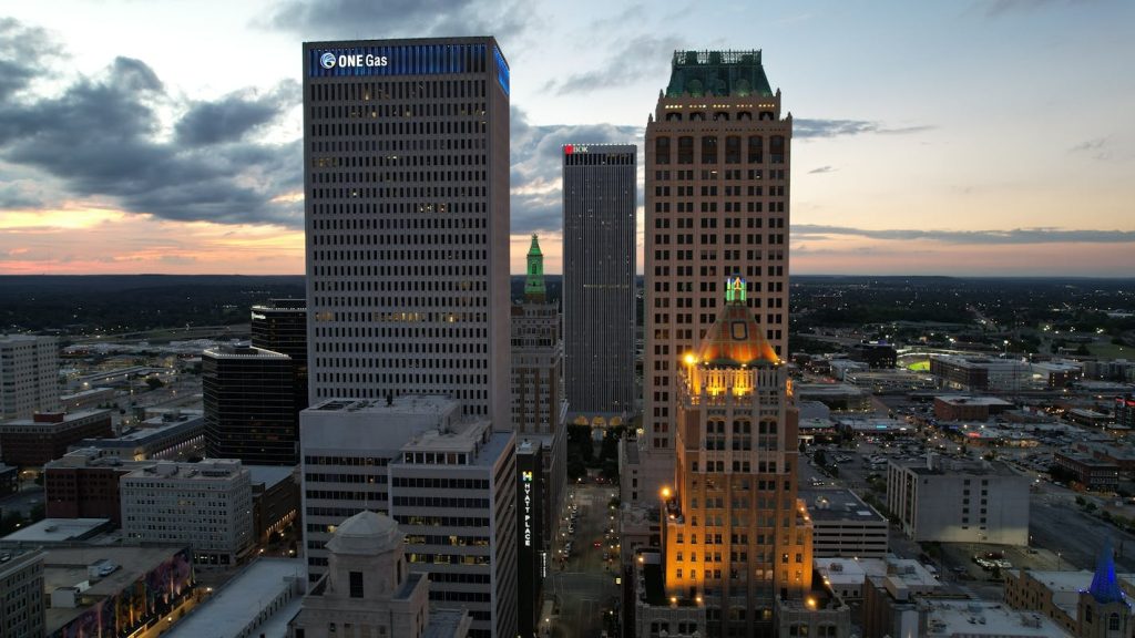 11 Black Heritage Districts Where Music History Still Lives – Her Life Adventures Stunning Twilight Aerial View of Tulsa Skyline