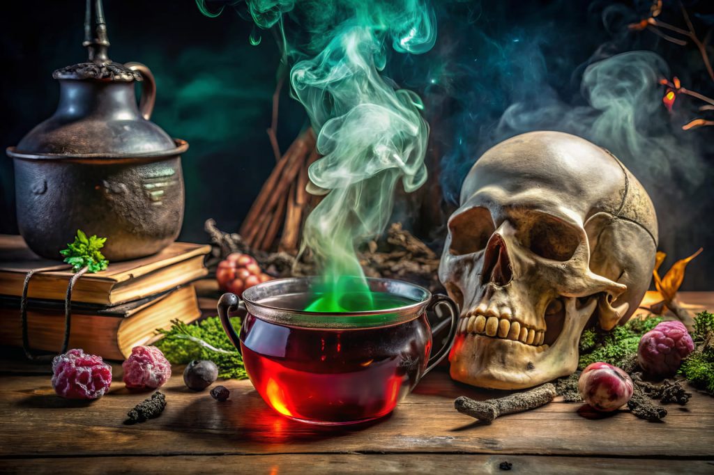 Witch-Themed Tea Rooms and Potion Cafés