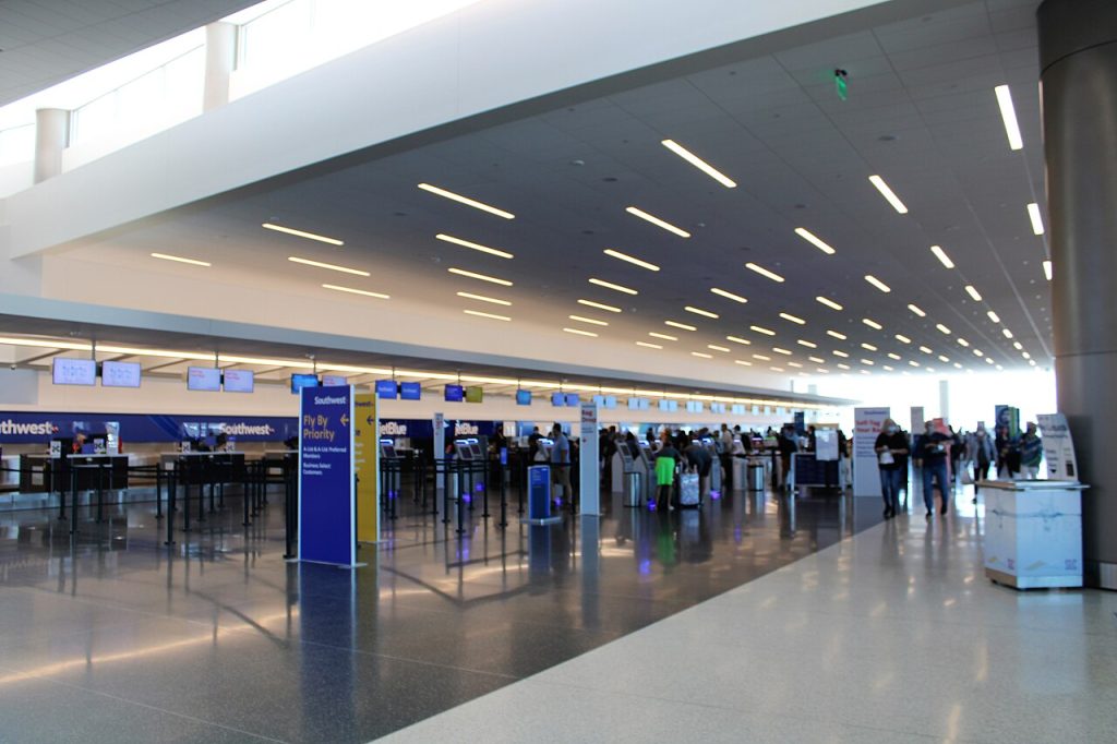 Interior of the new Salt Lake City International Airport