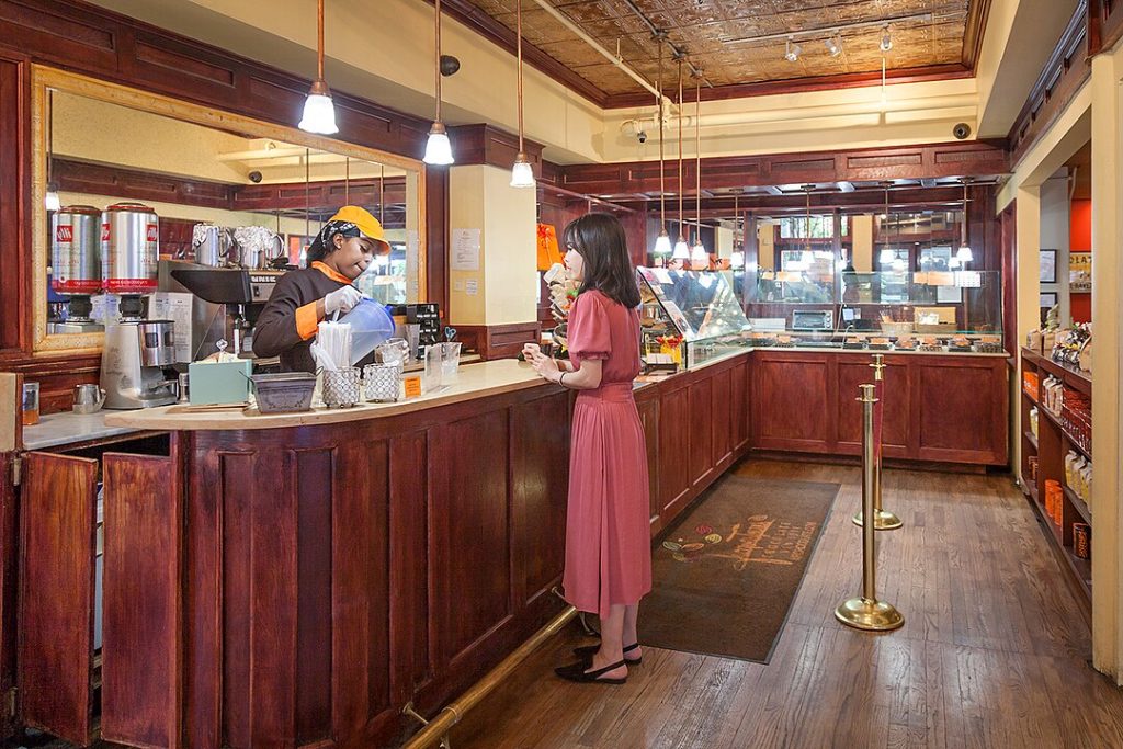 Jacques Torres Chocolate store in Brooklyn