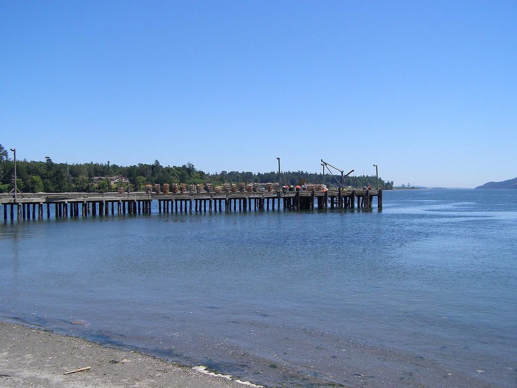 Dock to Lummi Island