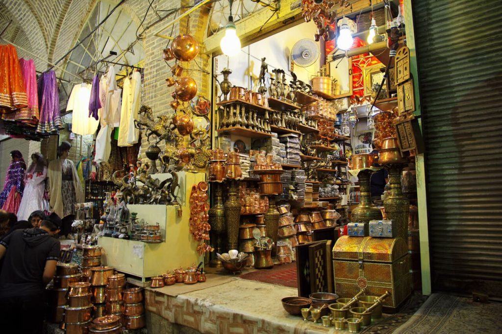Arab market in Shiraz city, Iran